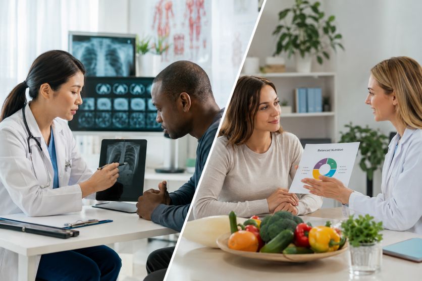 professional medical patient consultation